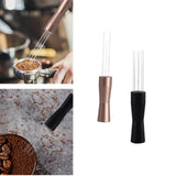 Maxbell 2 Pack Needle Style Coffee Tamper Distributor Espresso Hand Stirrer Tool