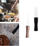 Maxbell 2 Pack Needle Style Coffee Tamper Distributor Espresso Hand Stirrer Tool