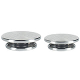 Maxbell 2pcs Sculpting Wheel Turntable Pottery Stand Turn for Model Building