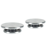 Maxbell 2pcs Sculpting Wheel Turntable Pottery Stand Turn for Model Building
