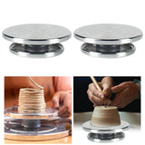 Maxbell 2pcs Sculpting Wheel Turntable Pottery Stand Turn for Model Building