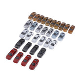 Maxbell 2x30pcs Painted Model Cars Building Train Layout N Scale 1:150