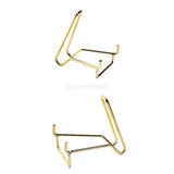 Maxbell 2pcs Desktop Crystals Stone Display Stand Iron Holder Base Support Bracket