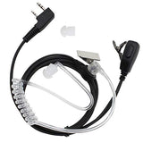 Maxbell 2x2 Pin PTT Walkie Headset with Microphone for KENWOOD QUANSHENG TYT BAOFENG