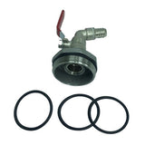 Maxbell 2x45 Degree Ton Barrel Valve Adapter PVC Valve for 200/210L 50-gallon Barrel