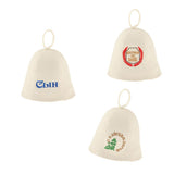 Maxbell 3x Sauna Hat Russian Banya Caps Saunahut Saunahattu 100% Wool Felt Women Men