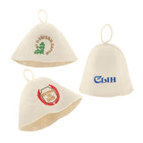 Maxbell 3x Sauna Hat Russian Banya Caps Saunahut Saunahattu 100% Wool Felt Women Men