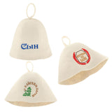 Maxbell 3x Sauna Hat Russian Banya Caps Saunahut Saunahattu 100% Wool Felt Women Men