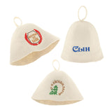 Maxbell 3x Sauna Hat Russian Banya Caps Saunahut Saunahattu 100% Wool Felt Women Men