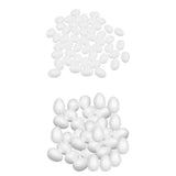 Maxbell 150pcs Modelling Styrofoam Foam Eggs Party Decoration Crafts Ornament 5cm