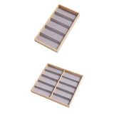 Maxbell 2 Pack Eyeglasses Sunglasses Storage Display Tray Case Stand Holder Box
