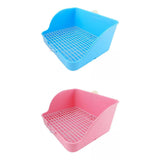 Maxbell 2 x Rabbit Litter Box Hamster Guinea Pig Pet Toilet Small Animal Litter Tray
