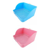 Maxbell 2 x Rabbit Litter Box Hamster Guinea Pig Pet Toilet Small Animal Litter Tray