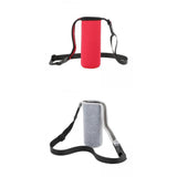 Maxbell 2 Sets Water Bottle Sleeve Cover with Shoulder Strap Pouch Bottle Holder