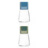 Maxbell 2pcs Push Type Seasoning Bottle Spice Jars Salt Shaker Storage Container