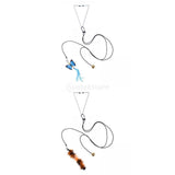 Maxbell 2x Cat Toy Funny Cats Stick Hanging Kitten Interactive Retractable Playing