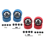 Maxbell Plastic RC Wheel Rims and Tires Kit RC Car Tires Update Accessories