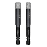 Maxbell Diamond Dry Drill Bit Set for Stone Porcelain Granite 12MM+10MM
