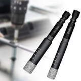 Maxbell Diamond Dry Drill Bit Set for Stone Porcelain Granite 12MM+10MM