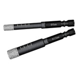 Maxbell Diamond Dry Drill Bit Set for Stone Porcelain Granite 8MM+12MM