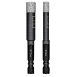 Maxbell Diamond Dry Drill Bit Set for Stone Porcelain Granite 8MM+12MM