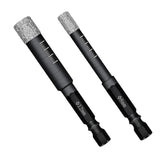 Maxbell Diamond Dry Drill Bit Set for Stone Porcelain Granite 8MM+12MM