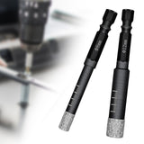 Maxbell Diamond Dry Drill Bit Set for Stone Porcelain Granite 8MM+12MM