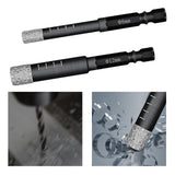 Maxbell Diamond Dry Drill Bit Set for Stone Porcelain Granite 8MM+12MM