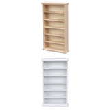 Maxbell 2x Handmade 1/12 Wooden Dollhouse Miniature Bookcase Shelf Cabinet Gifts