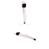 Maxbell 2 Pieces Transparent Fishing Rod Fishing Pole Top Protector Hat Tip