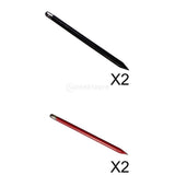 Maxbell 4 Pieces Pencil Pen Stylus for iPhone Tablet PC Samsung S6 S7 Black