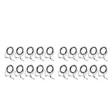 Maxbell 20pcs Ceramic Ring  Fishing Rod Guide Free Stainless Steel Frame