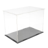 Maxbell 2xAcrylic Display Case Dustproof Protection Boxes Container 27x13x22cm