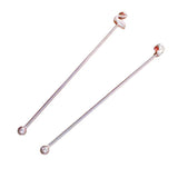 Maxbell 2Pcs 8inch Stainless Steel Mixing Spoon Bar Drink Cocktail Shaker Bar Tool