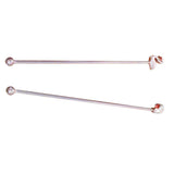 Maxbell 2Pcs 8inch Stainless Steel Mixing Spoon Bar Drink Cocktail Shaker Bar Tool