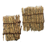 Maxbell 2 Pack Bamboo Sushi Dish Sushi Tool Decorations for Japanese Sushi