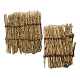 Maxbell 2 Pack Bamboo Sushi Dish Sushi Tool Decorations for Japanese Sushi