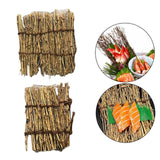 Maxbell 2 Pack Bamboo Sushi Dish Sushi Tool Decorations for Japanese Sushi