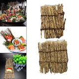 Maxbell 2 Pack Bamboo Sushi Dish Sushi Tool Decorations for Japanese Sushi