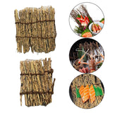 Maxbell 2 Pack Bamboo Sushi Dish Sushi Tool Decorations for Japanese Sushi