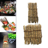 Maxbell 2Pcs Bamboo Sushi Dish Sushi Tool Decorations for Japanese Sushi