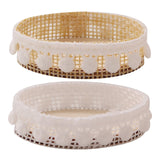 Maxbell 2x Dollhouse Storage Basket Miniature 1/12 Accs for 3-6 Years Old Children