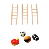 Maxbell Simulation 1/12 Doll House Step Ladder+1/12 Dollhouse Sports Ball Soccer