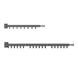 Maxbell Foldable Clothes Hanger Hanging Rack One fold extension+Three fold