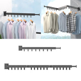 Maxbell Foldable Clothes Hanger Hanging Rack One fold extension+Three fold