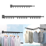 Maxbell Foldable Clothes Hanger Hanging Rack One fold extension+Three fold