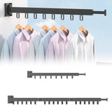 Maxbell Foldable Clothes Hanger Hanging Rack One fold extension+Three fold
