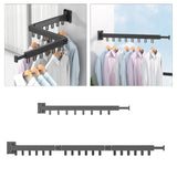 Maxbell Foldable Clothes Hanger Hanging Rack One fold extension+Three fold