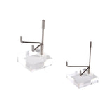 Maxbell 2x Durable Acrylic Display Stand Holder Suport for Minerals Geode Crystal