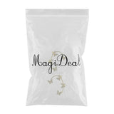 Maxbell 1 Pair Clip Earring Butterfly Ear Cuff Clip for Daily wearing Lovers Gold